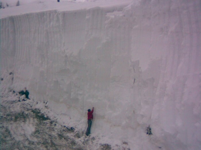 quante persone ci stanno in 9 metri di neve?