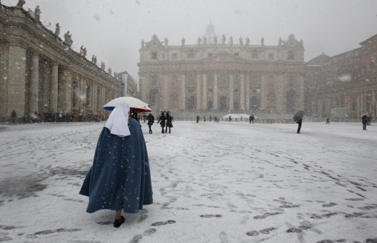 Neve in Vaticano