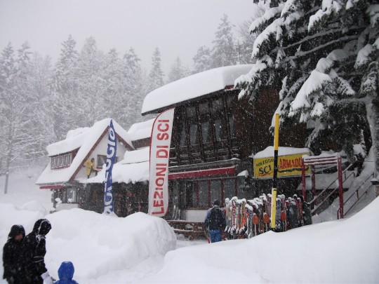 Abetone - Nevicata del 16 gennaio 2013