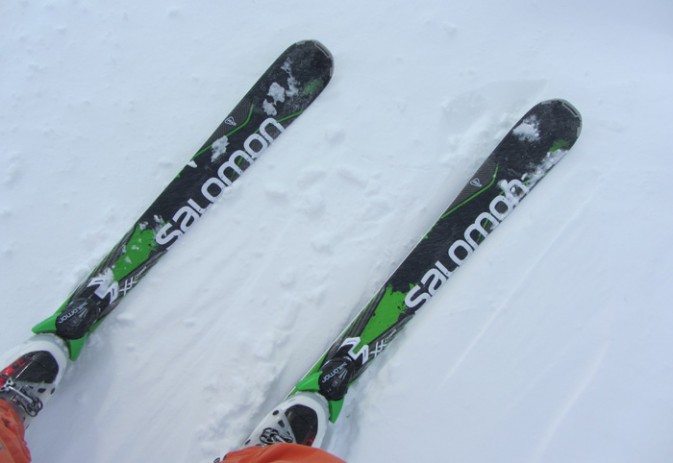 ski test pista salomon