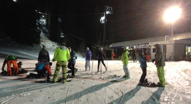 sci gratis notturna paganella ski