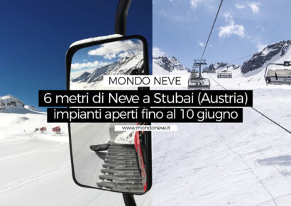 600cm di Neve a Stubai (Austria): impianti aperti fino al 10 Giugno